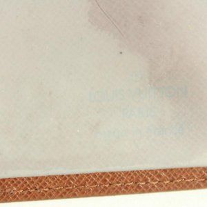 Louis Vuitton Brown Taiga Leather Card Holder ID